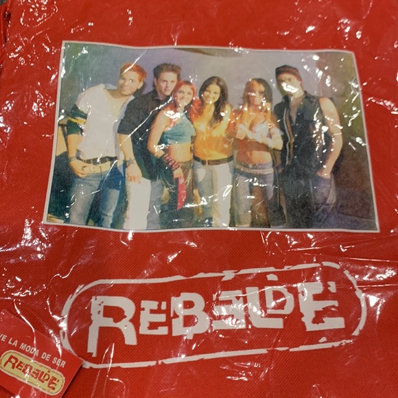 Rebelde Canvas Drawstring Bag - Picture 3 of 5
